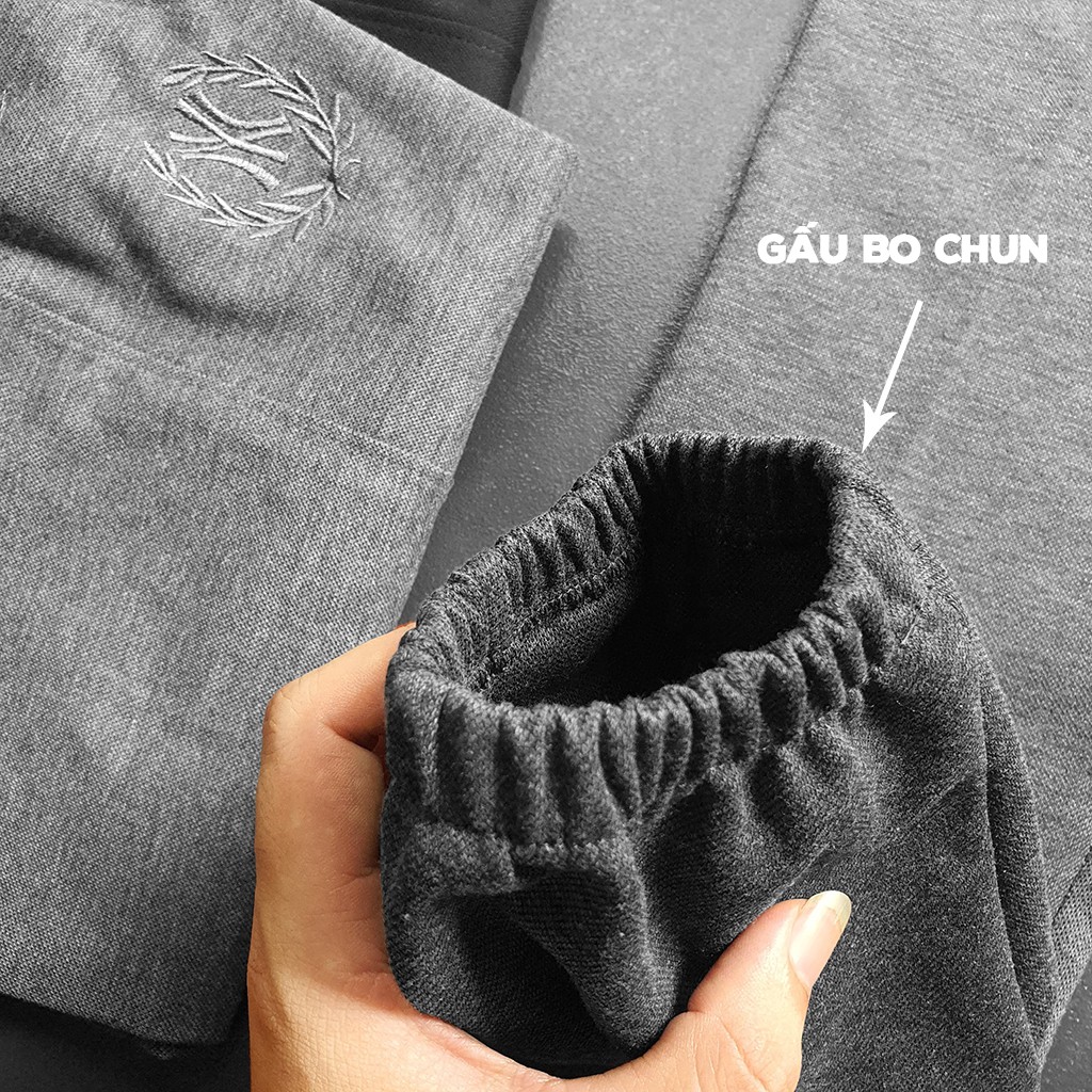 Quần thể thao thu đông vải thun cá sấu cao cấp | BigBuy360 - bigbuy360.vn