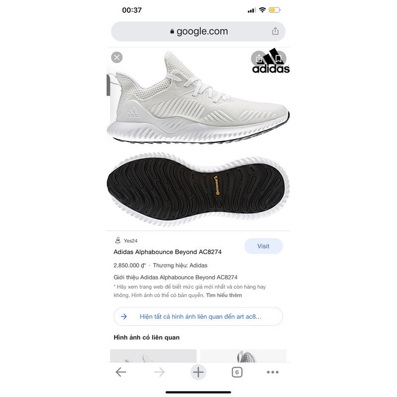Giày Adidas Alphabounce chính hãng real nam nữ size 36-44