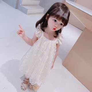 Váy hoa cúc cánh tiên siêu đẹp cho bé