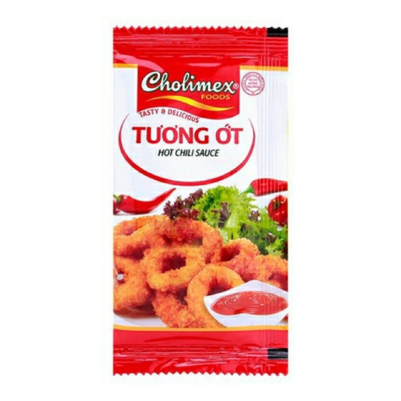 50 gói Tương Ớt Tương Cà Cholimex gói nhỏ 10g