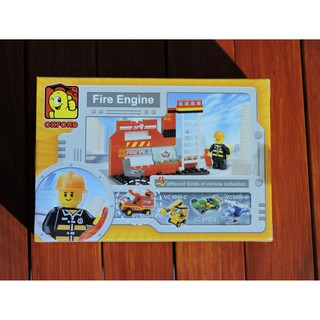 Lắp Ráp Lego OXFORD, Lắp Ráp Mô Hình Xe Cứu Hỏa
