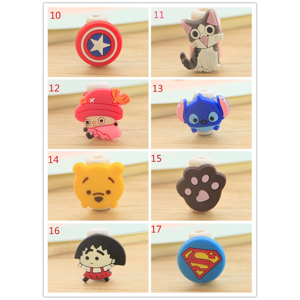 Phụ kiện bảo vệ đầu dây cáp sạc chống gãy hình Hello Kitty dễ thương