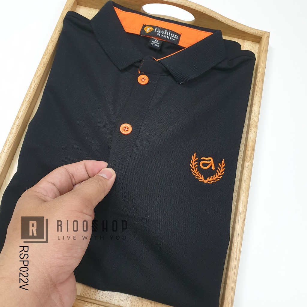 Áo nam polo form rộng, áo phông có cổ nam đẹp RIOOSHOP RSP022 chất lượng, tay ngắn, cao cấp, đơn giản, big size