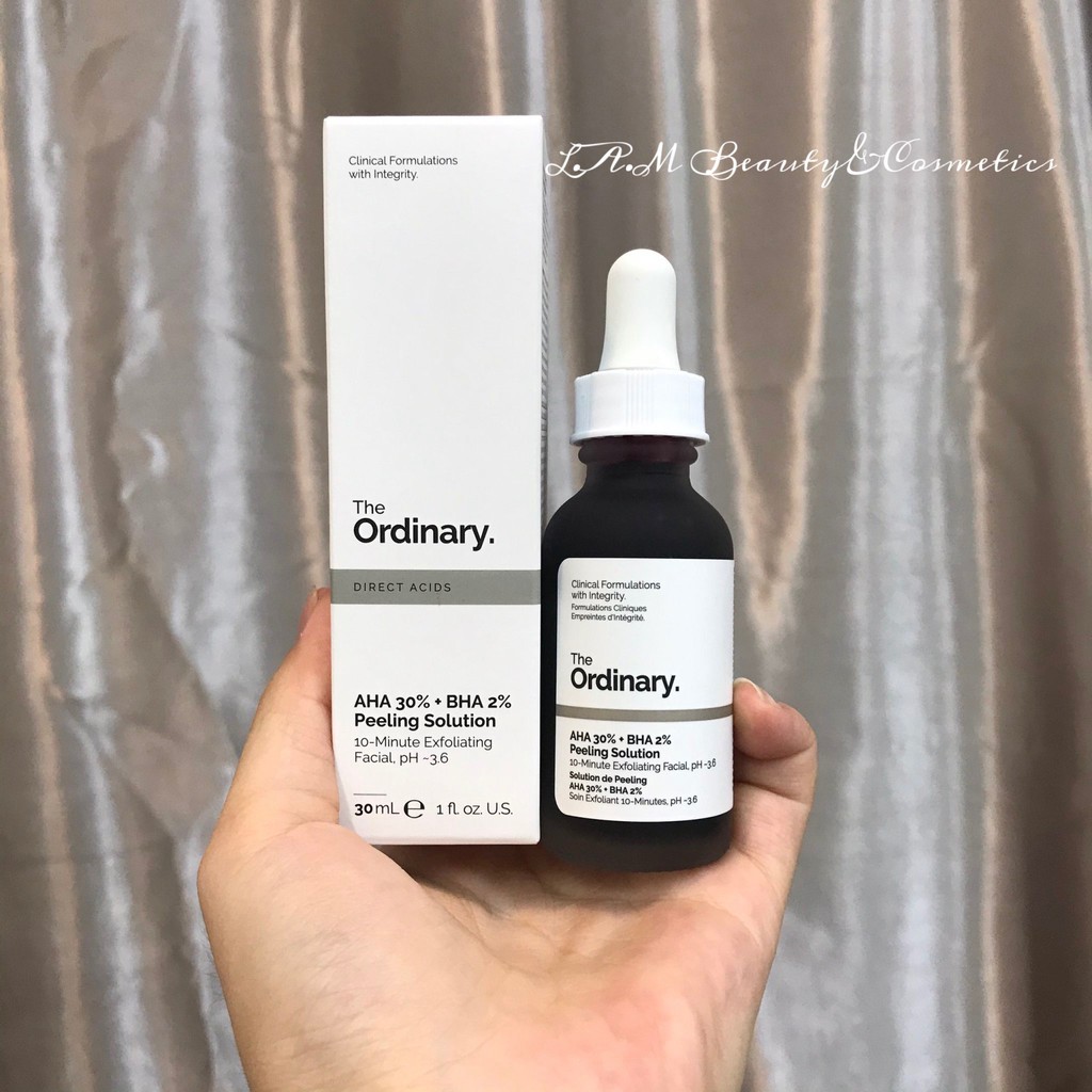 Tinh Chất Tẩy Da Chết Hoá Học THE ORDINARY AHA 30% + BHA 2% Peeling Solution