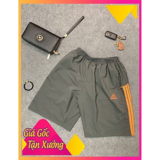 Quần short thể thao 3 sọc Thời Trang Mát Mẻ Thoáng Mát Co Giãn (Tặng  1 vòng phong thủy-AB09