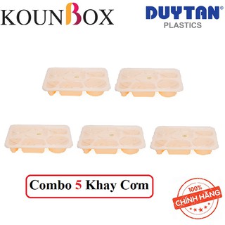 Combo 5 Khay Cơm Có Nắp Duy Tân - Nhiều kích cỡ