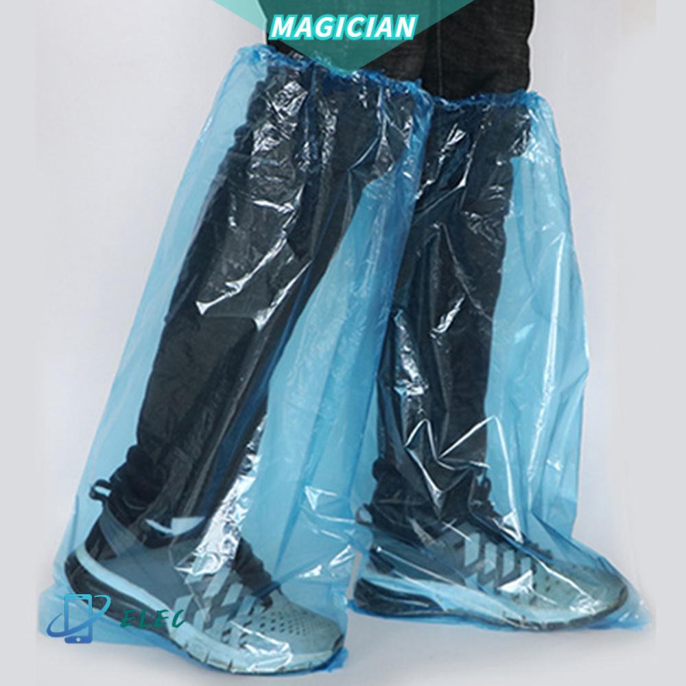 Set 5 Cặp Bọc Giày Đi Mưa Cổ Cao Dày Dặn Dùng Một Lần Tiện Dụng