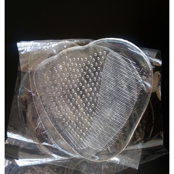 Bộ 2 miếng lót giày silicon êm chân, miếng lót mũi giày chống đau lòng bàn chân