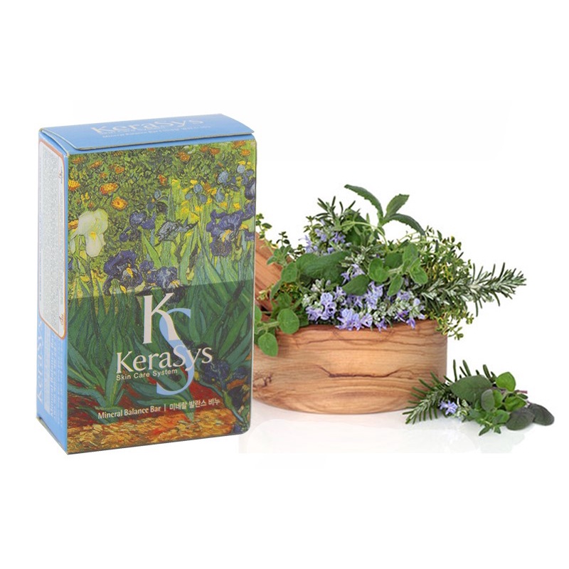 XÀ BÔNG TẮM DƯỠNG DA KERASYS (DÀNH CHO DA DẦU) 100gr