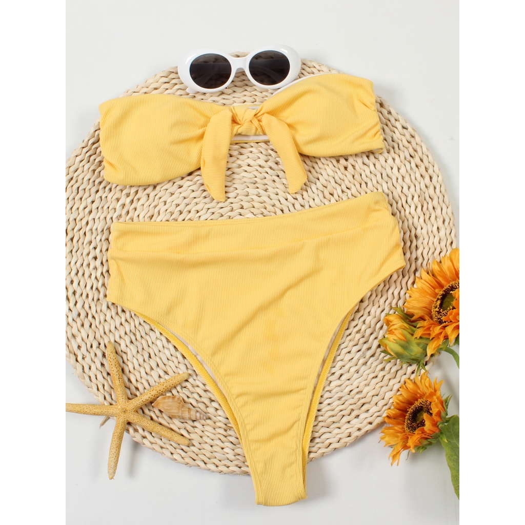 Bikini Thắt Nút Lưng Cao Phong Cách Mới Cho Nữ