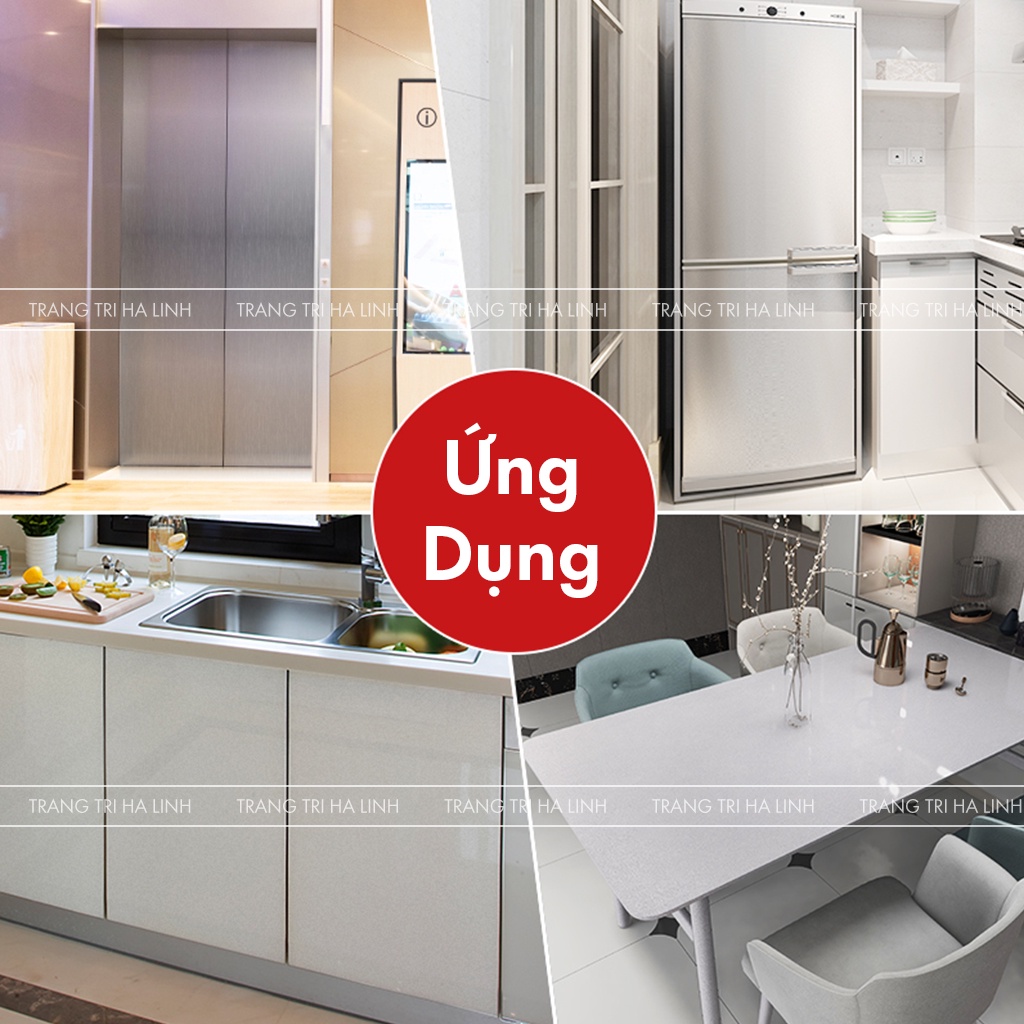 Decal nhôm xước dán xe 3d màu bạc và vàng - Trang Trí Hà Linh