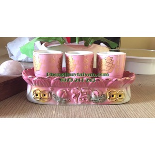 Combo Bộ Thờ Cúng Sen Hồng (có bán lẻ)