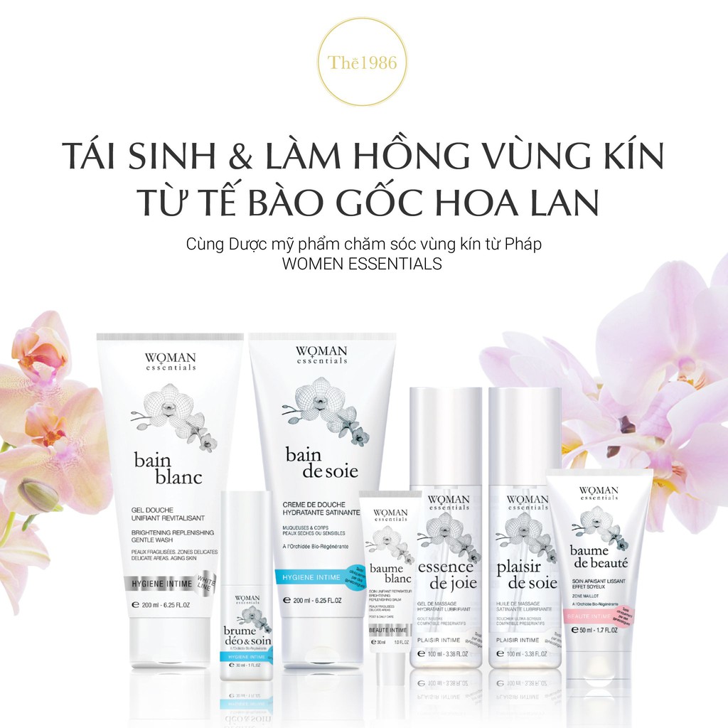 Gel vệ sinh giảm sắc tố vùng kín Bain Blanc 200ml -  Woman Essentials