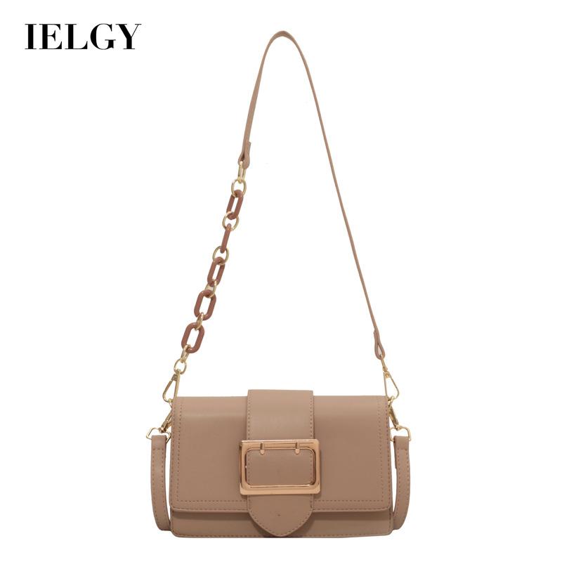 Túi Đeo Vai Hình Vuông Cỡ Nhỏ Phối Dây Xích Thời Trang Cho Nữ