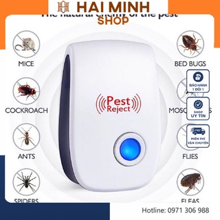 Máy Đuổi Muỗi, Đuổi Côn Trùng Trong Nhà Dùng Sóng Điện An Toàn Pest Reject