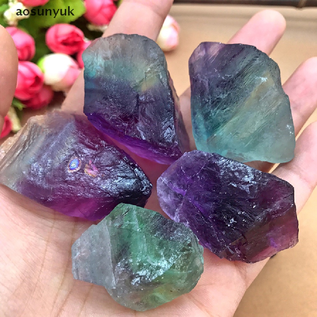 Đá Fluorspar Thạch Anh Tự Nhiên Hình Cầu Pha Lê Fluorite Chữa Lành