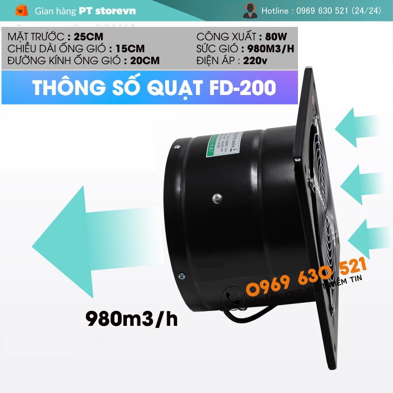 Quạt hút gió, Quạt Thông Gió , hút mùi nhà bếp , nhà vệ sinh , phòng ngủ Model FD-100, FD-150 , FD-200 công xuất 25-80W | BigBuy360 - bigbuy360.vn