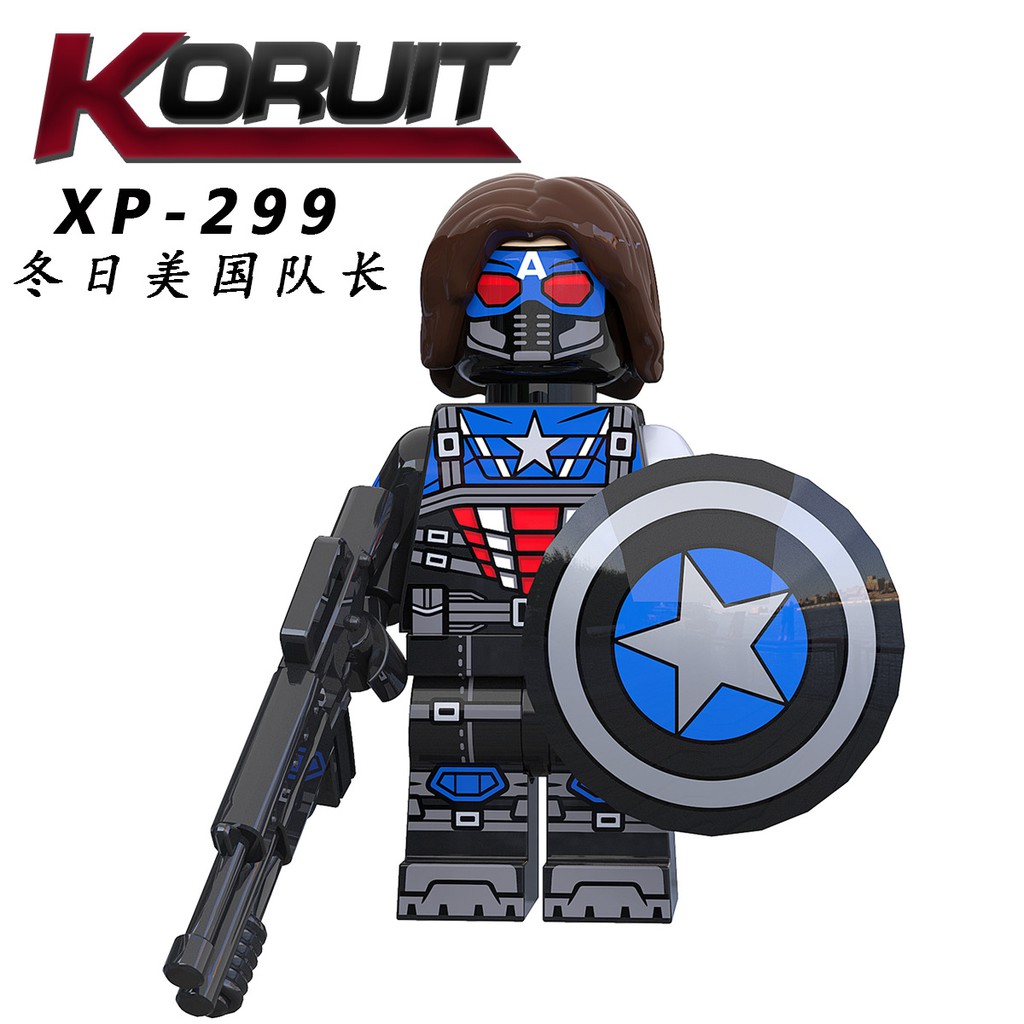 Minifigures Marvel DC MCU Các Mẫu Nhân Vật Taskmaster Blackwidow WinterSoldier Mẫu Mới Ra Siêu Đẹp Koruit KT1038