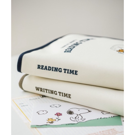 Túi đựng máy tính bảng bằng vải bạt in hình Snoopy 11-inch