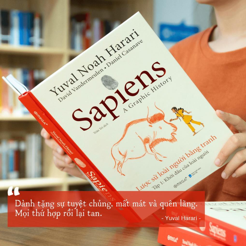 Sách - Sapiens - Lược Sử Loài Người Bằng Tranh - Tập 1: Khởi Đầu Của Loài Người - (Tặng kèm 5 bookmark nhân vật)