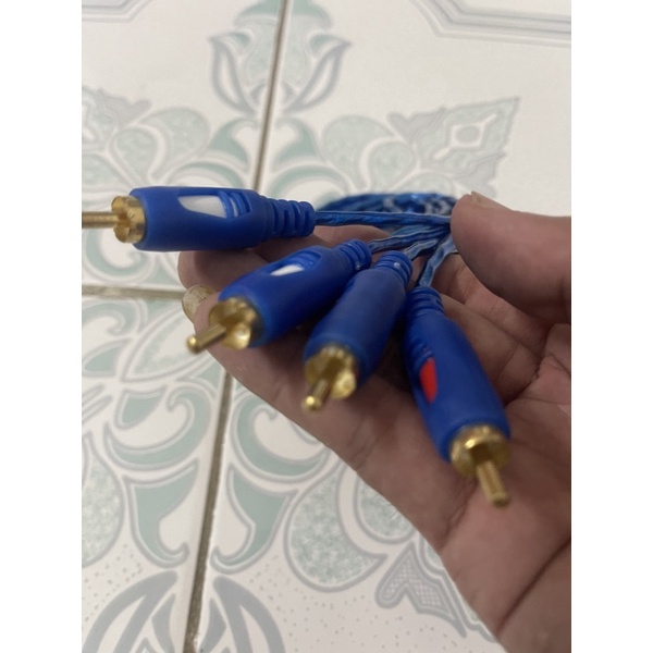 Dây cáp AV bông sen Video/Audio 2 đầu RCA dài 1.5m, 1.8m, 3m, 5m, 10m, kết nối ổn định, tín hiệu âm thanh, hình ảnh sắc