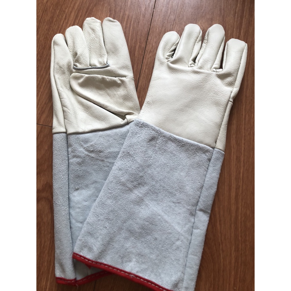 Găng tay da hàn TIG dài