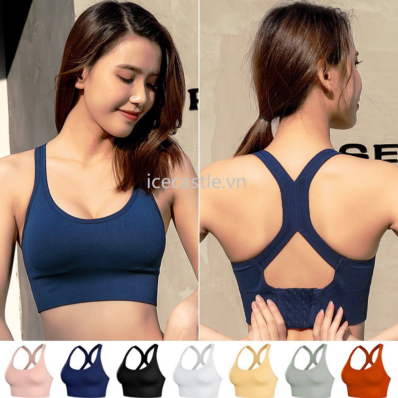 sport bra Áo bra tập gym, bra thể thao dáng đẹp, móc cài sau thời trang