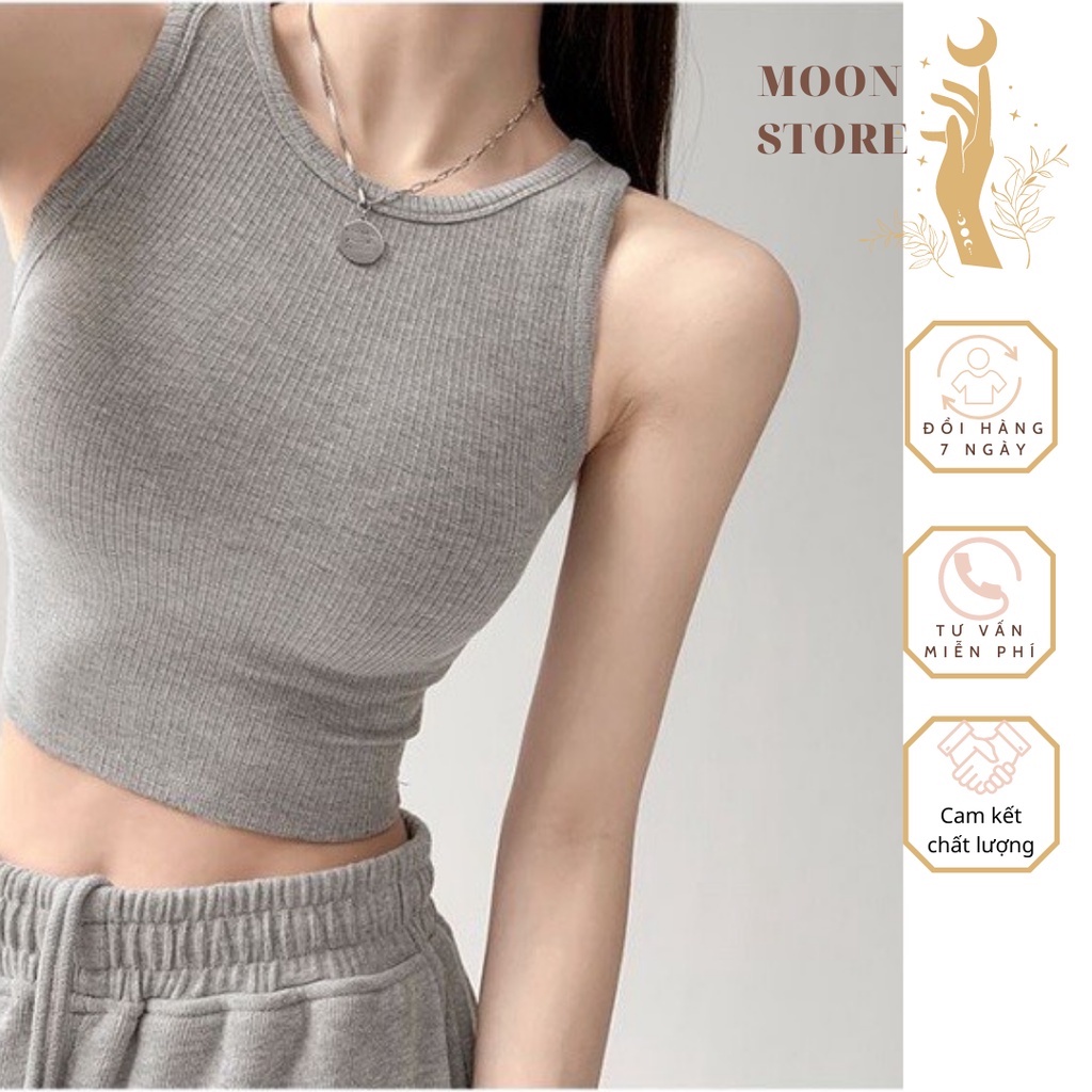 Áo croptop nữ,áo ba lỗ croptop nữ sát nách ôm body cực đẹp.