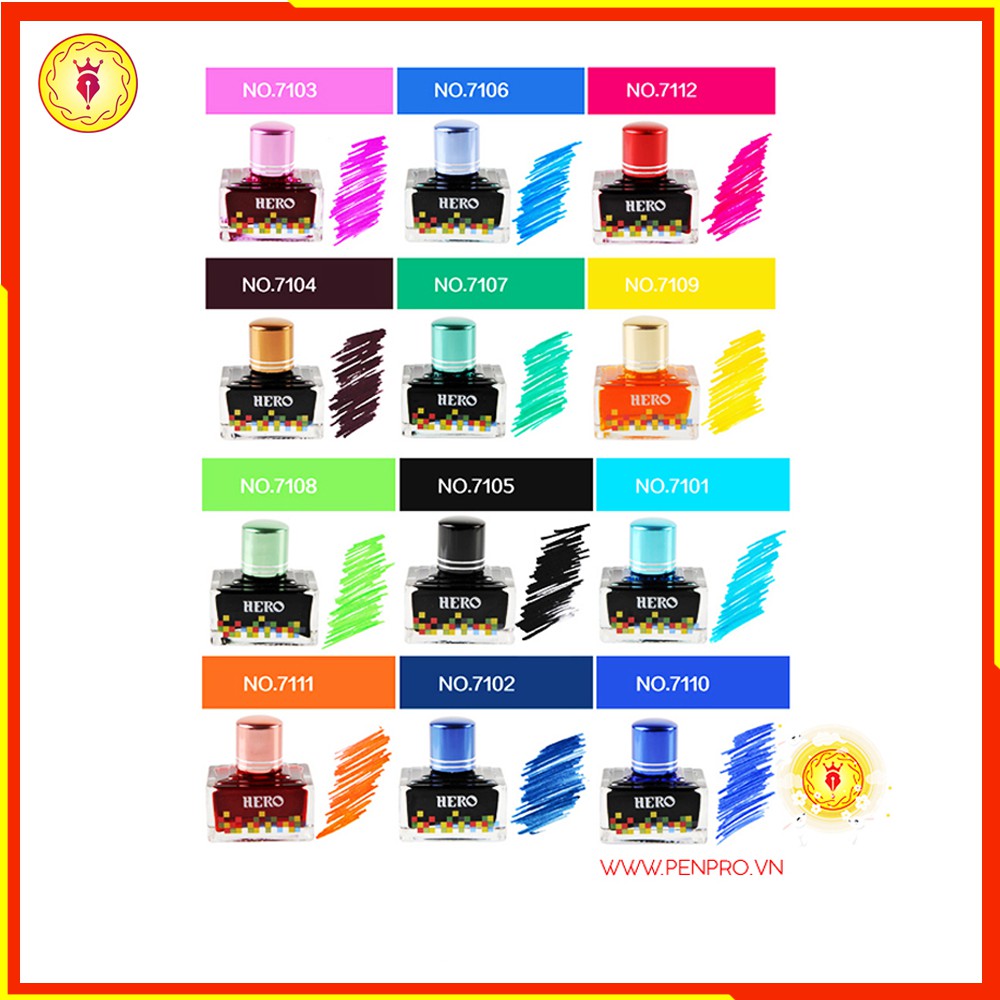 Mực Hero 40ml - penpro