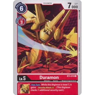 Thẻ bài Digimon - TCG - Duramon / BT3-013'