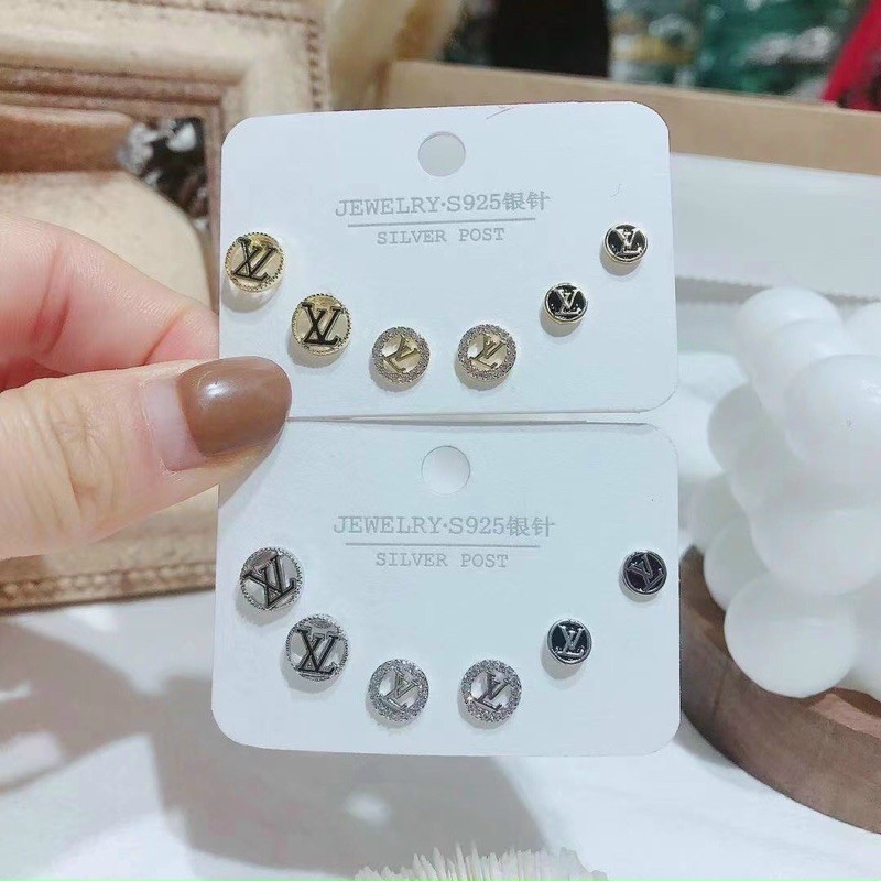 Set khuyên tai bạc 925 siêu cute, đáng yêu