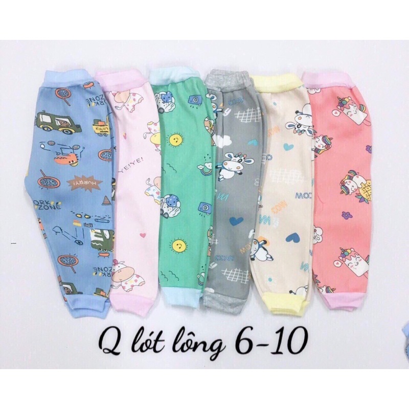Quần nỉ lông size đại cho bé (6-10)
