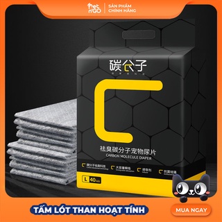 Lót vệ sinh than hoạt tính siêu thấm cho chó mèo size s, m, l, xl