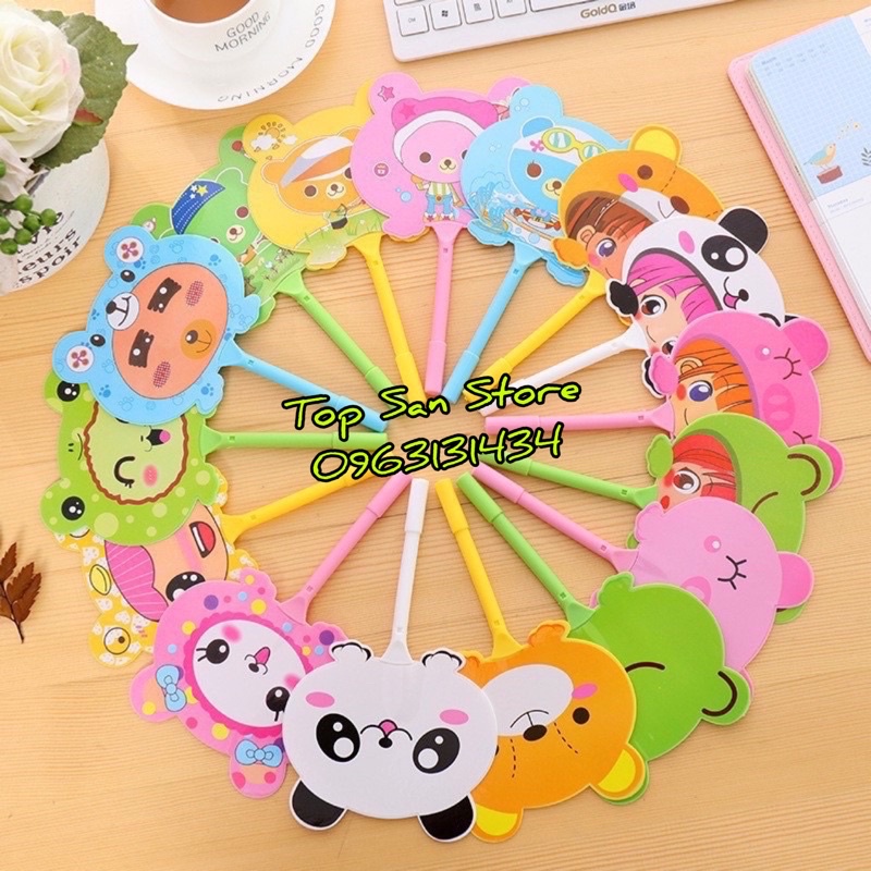 BÚT QUẠT CUTE (bút bi xanh)