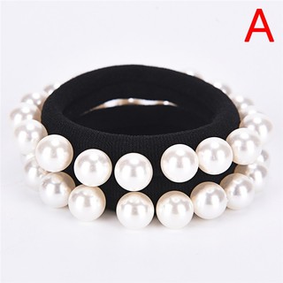 (GIÁ SỈ) Dây Buộc Tóc Đính Hạt Giả Ngọc Trai