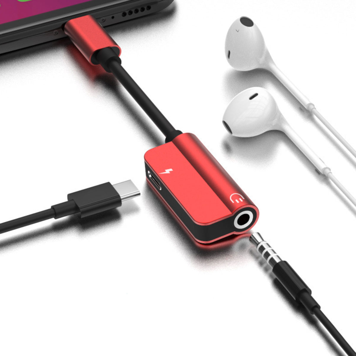 Cáp Chuyển Đổi Cổng Usb C Sang 3.5 mm Cho Samsung S20 Fe / Oneplus 8t / 8 Pro