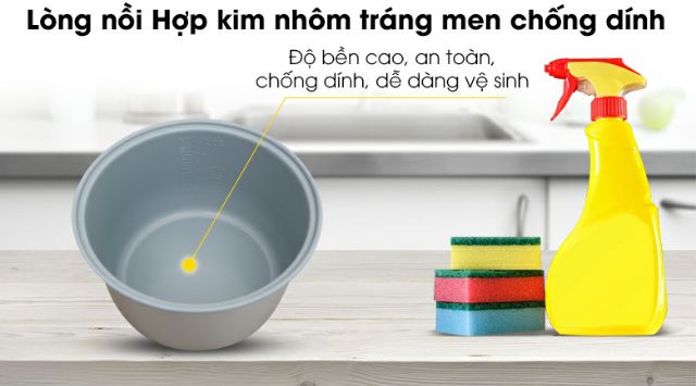 [Mã 273ELHA100K0 hoàn 7% đơn 500K] (Bảo hành 12 tháng) nồi cơm điện cuckoo 2 lít cr-1122