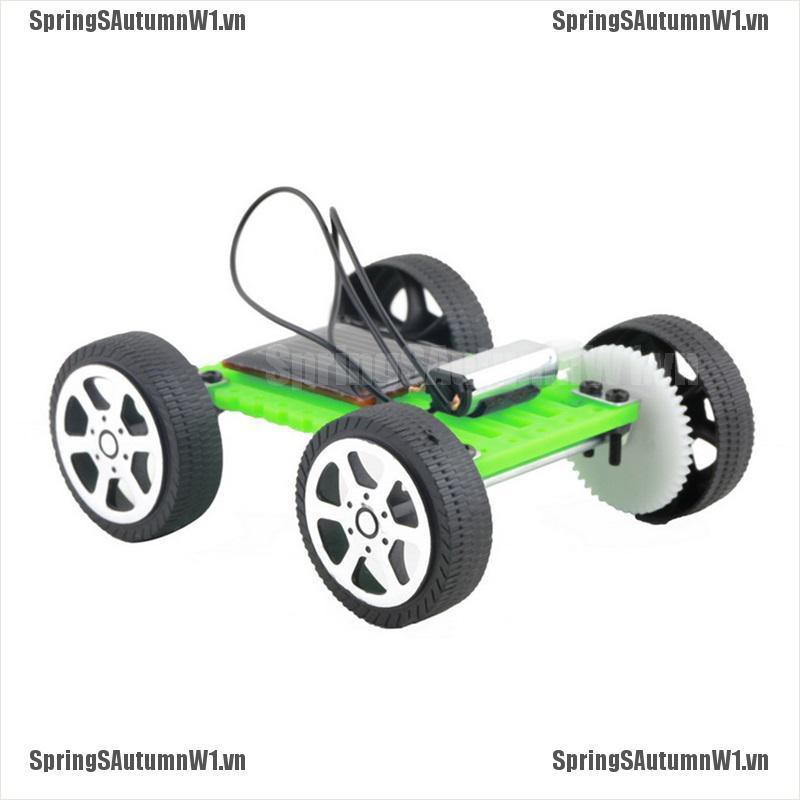 [Spring] 1Pc Mini Solar Toy DIY Car Children Educational Puzzle IQ Gadget Hobby Robot [VN]