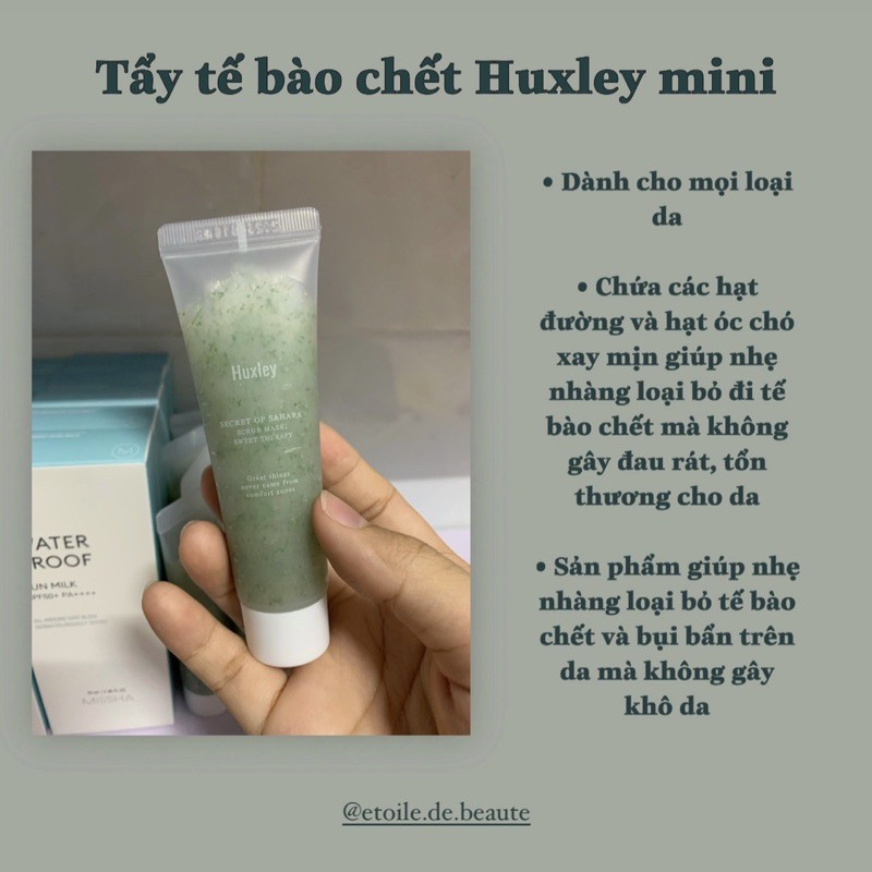 Tẩy da tế bào chết mặt Huxley Scrub Mask: Sweet Therapy 30g