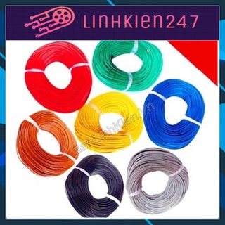 Dây điện nhỏ 0.3mm cuộn 5m/ đầy đủ các màu