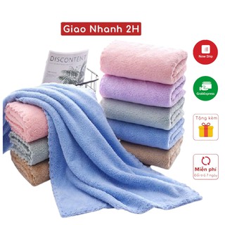 Khăn Tắm Lông Cừu Hàn Quốc Cao Cấp Cỡ Lớn 140*70cm (Giao màu ngẫu nhiên)