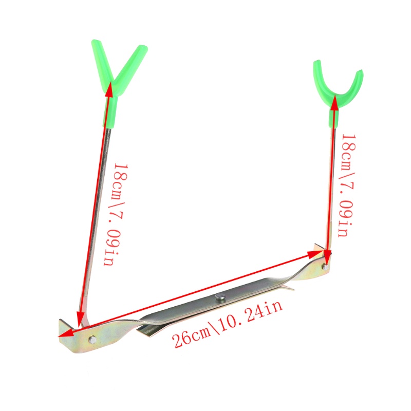 Giá Đỡ Cần Câu Cá 2 Ngăn Hình Chữ Y Có Thể Điều Chỉnh Xoay Tiện Dụng