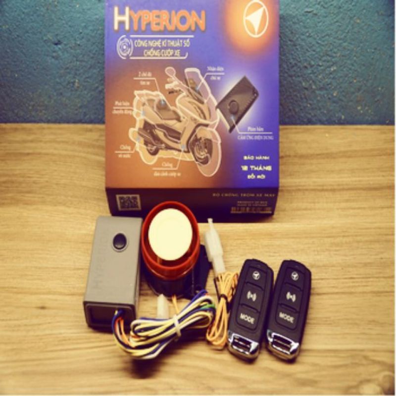 Khoá chống trộm chống cướp tìm xe tự động hyperion. tự nhận diện chủ xe