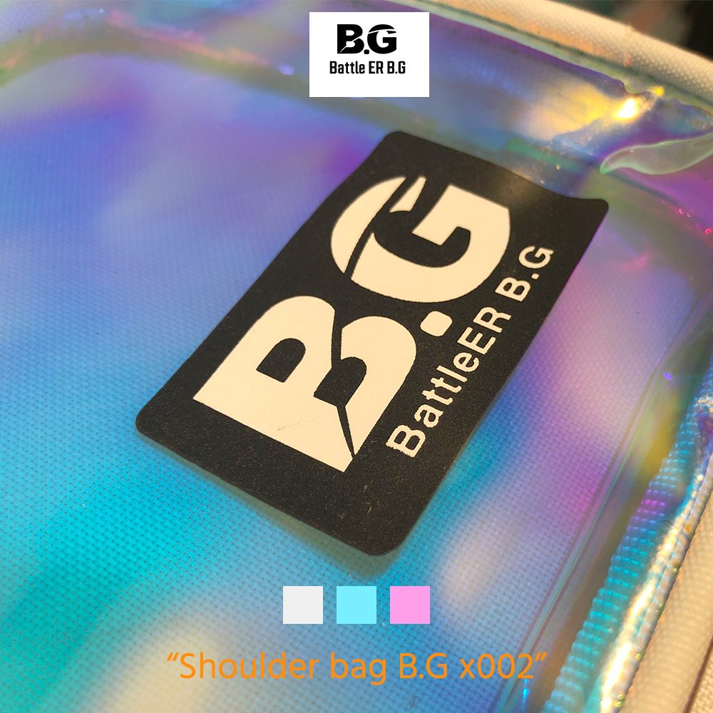 Túi đeo chéo BATTLE ER B.G mẫu x002 Hologram Unisex Streetwear Bag