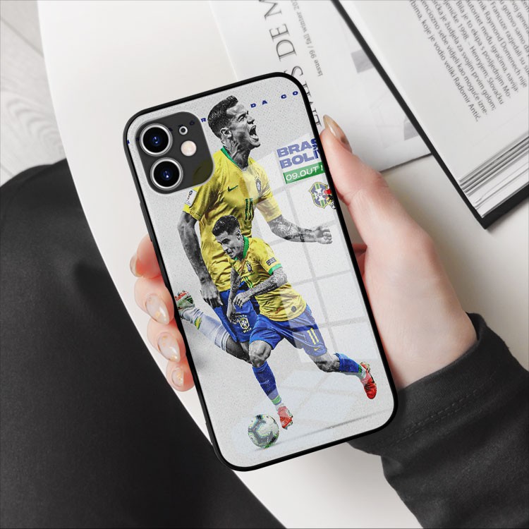 Ốp lưng kính xsportcase Philip Coutinho Iphone 7 - Iphone 12 pro max OK-FOO20010219