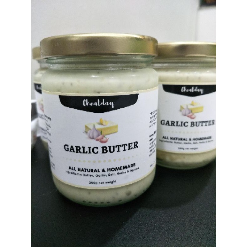 Bơ Tỏi Cheatday [Khối lượng tịnh 200g] - (Nguyên liệu món Âu: bánh mì bơ tỏi, xào gà/tôm/nấm/bông cải) - Garlic Butter.