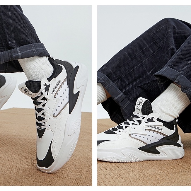 Xtep MERCURY Giày Bóng Rổ Cổ Thấp Thoáng Khí Thoải Mái Dễ Phối Đồ Thời Trang Cho Nam