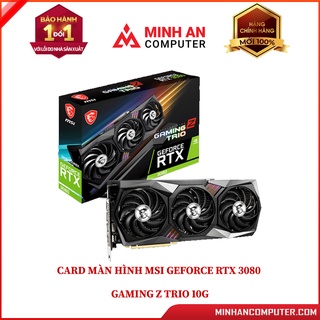 Card màn hình msi geforce rtx 3080 gaming z trio 10g