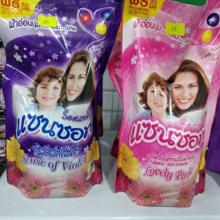 Combo 2 bịch nước xả vải Sanzoft 600ml Thái Lan