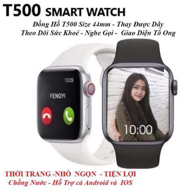 [HÀNG XỊN CÓ TIẾNG VIỆT] Đồng Hồ Thông Minh T500 -  kiểu dáng Watch series 5, bản nâng cấp, chống nước
